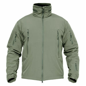 Chaqueta Softshell Ligera Impermeable Personalizable para Hombre con Cierre, 100% Poliéster Softshell / Chaquetas Bomber - Product Image 5