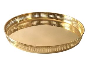 ถาดตกแต่งทองเหลืองสำหรับตกแต่งคริสต์มาสถาดเน้นการตกแต่งบ้านและสวน - Product Image 6