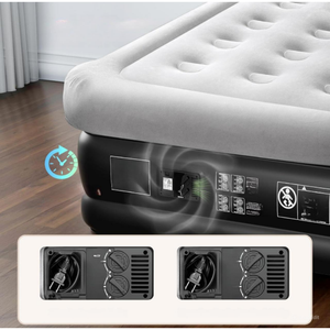 ที่นอนเป่าลมราชินีพร้อมปั๊ม18แบบเป่าลมสุดหรู3นาทีที่นอนระเบิดได้เร็วพร้อมท็อปแบบสองห้อง - Product Image 4