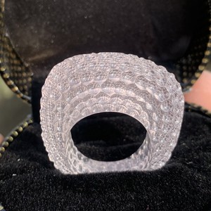 Handmade <b>Rose</b> <b>Quartz</b> Carved <b>Ring</b> Natural Pink Gemstone for Her Bulk Product with All Sizes Available - Product Image 1