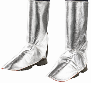 Protector de pierna de cuero resistente al fuego resistente al desgaste para soldador - Product Image 6