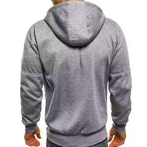 Ropa de Invierno para Hombre 2024, de Alta Calidad, Forro Polar Grueso, Cierre de Cremallera, Corte Regular, Logotipo Personalizado, Estilo Hip Hop, Color Sólido - Product Image 2