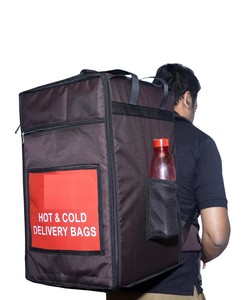 Boîtes de queue de moto isolées à livraison chaude et froide avec doublures à double pont et à poignée d'étagère de grande capacité pour la nourriture en plein air - Product Image 2