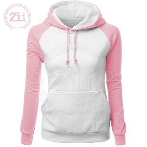 Women's Casual Long Sleeve Hoodies Quick Dry Cotton Polyester with Hooded Collar Plain Dyed for Winter Wholesale on Sale - Product Image 4