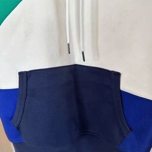 เสื้อมีฮู้ดแบบสวมหัวมีสไตล์ของผู้ชายผ้าคอตตอนสีทึบมีฮู้ดสำหรับฤดูหนาวผ้าฝ้าย100% - Product Image 4