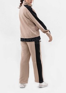 ชุดวอร์มผู้หญิงพรีเมียม ผ้าฝ้าย 100% ระบายอากาศได้ดี เป็นมิตรกับสิ่งแวดล้อม ดีไซน์ใหม่ทันสมัย ลายเรียบ ชุดเสื้อและกางเกง แห้งเร็ว 380 GSM - Product Image 6