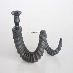 Dernier modèle arrivée Designer unique le plus fantaisiste Fourniture de bougeoirs en aluminium coulé de haute qualité plaqué or - Product Image 2