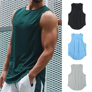 Débardeur de sport pour homme, été, séchage rapide, coupe ample, style décontracté, tricoté pour la musculation et l'entraînement - Product Image 5