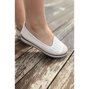 Scarpe da donna morbide ortopediche bianche quotidiane
