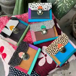 Exclusivo de calidad Premium Smart Mini Clutch Mini Monedero de mano Multiusos Uso Múltiples Tarjetero para mujer y hombre