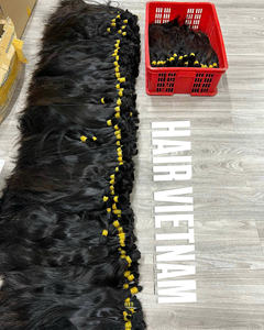 Vente en gros 100% extensions de cheveux humains bruts en vrac style de vague naturelle du Vietnam qualité de cheveux vierges à double tirage - Product Image 4