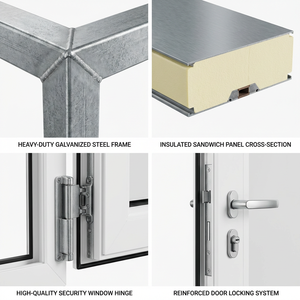 Kiosque mobile écologique, portable, résistant aux intempéries, démontable, en kit, avec auvent pliable pour la vente au détail - Product Image 3