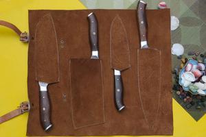 มีดทำครัวเหล็กดามัสกัสเกรดพรีเมียม อเนกประสงค์ รุ่นใหม่ล่าสุด ด้ามไม้ ปรับแต่งได้ รองรับ OEM - Product Image 5