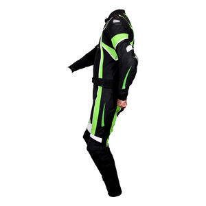 Combinaison de course en cuir pour moto, personnalisée en gros, coupe-vent, imperméable, ignifuge, respirante, unisexe, vêtements de sport pour adultes - Product Image 3