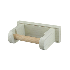 Portarrollos de papel higiénico de madera con soporte y almacenamiento Portarrollos de papel higiénico para baño al mejor precio - Product Image 4
