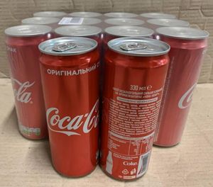 Coca-Cola 330ml, Refresco Carbonatado con Sabor a Frutas, Caja al por Mayor para Italia, Alemania y EE. UU. - Product Image 3