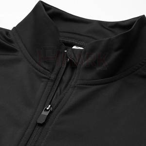 Chándal de lana de invierno ajustado de tendencia para hombre OEM 100% algodón de manga larga transpirable tela ligera tendencia superior talla XL - Product Image 3