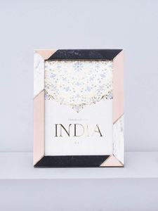 Handcrafted Resin and Brass Inlay Customizable Colors Multi-Style Elegant Decorative <b>Photo</b> Holder <b>for</b> Tabletop and Wall Display - Product Image 6