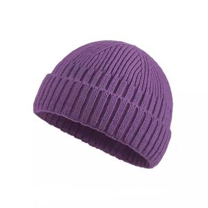 Venta al por mayor de alta calidad cálido Unisex logotipo personalizado nuevo sombrero de invierno de algodón orgánico de punto Beanie 2026 - Product Image 2