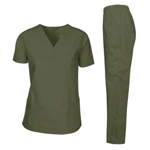 Ensemble de gommages médicaux OEM de haute qualité pour femmes et hommes haut et pantalon d'uniforme en tricot doux gommages médicaux de qualité supérieure - Product Image 6
