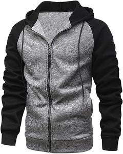 ATLANTIC Custom ZipUp Hoodie Soft Fleece Contraste Color Hoodie Ropa deportiva con estilo y ropa de calle OEM/ODM disponible. - Product Image 2