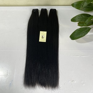 Mechones de cabello humano indio virgen, 100% sin procesar, grado 10A, extensiones de cabello humano peruano virgen con juego de cierre - Product Image 5