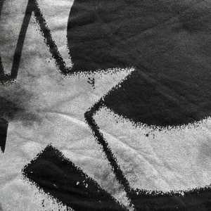 เสื้อยืดปักเย็บปะติดสำหรับผู้ชายเสื้อยืดผ้าฝ้ายโอเวอร์ไซส์ vintage100 % เปิดไหล่ประดับหินลายกราฟิกขนาดใหญ่ - Product Image 2