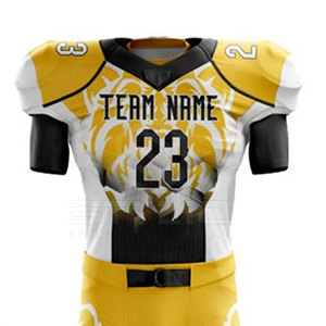 Uniforme de fútbol americano personalizado de peso ligero Nuevo estilo Uniforme de fútbol americano de color personalizado - Product Image 3