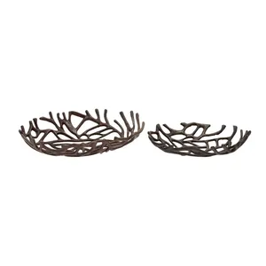 Designer <b>Sculptural</b> Ceramic Bowl Eco-Friendly Luxury Interior Accent Decorative High-End Modern American Style Home Styling - Product Image 2
