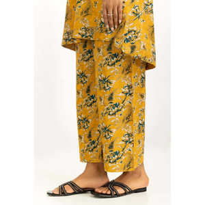 Conjunto Coordinado Estampado Crepe IPST-55234, Top Casual Moderno sin Cuello, Pantalones Cortos Tres Cuartos, Talla XL, Hecho de Tela Viscosa para Primavera/Verano - Product Image 2