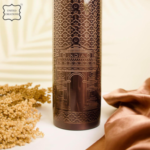 Botella de agua de cobre Venta caliente Botellas de cobre ecológicas Deportes Ayurveda Beneficios Botella de agua de cobre 100% Puro saludable - Product Image 4