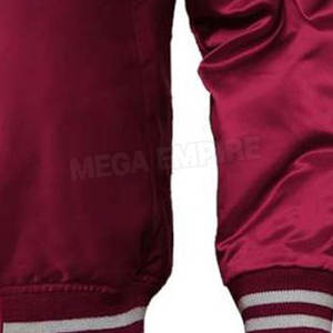 Venta al por mayor Unisex satén béisbol Varsity chaqueta de bombardero personalizado de alta calidad OEM personalizado Chenille bordado Lettermen chaquetas - Product Image 6