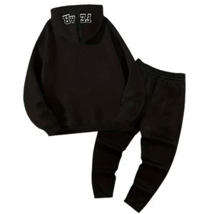 DTG-Survêtements imprimés pour hommes avec lettres, survêtements 2 pièces, tenues athlétiques de jogging, tenues décontractées d'automne et d'hiver pour hommes - Product Image 6