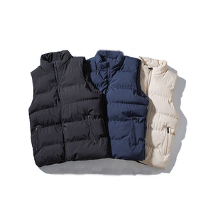 Chaleco Grueso y Suave para Hombre con Logotipo Personalizado, Chaleco Deportivo para Exteriores, Cuello Alto, Bolsillos con Cremallera, Chaqueta de Invierno - Product Image 5