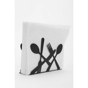 Porte-serviettes en métal élégant en acier inoxydable élégant, durable et parfait pour la décoration de la maison ou du bureau, garde les serviettes et est organisé - Product Image 6