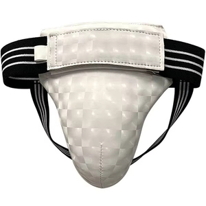 Protège-entrejambe en cuir de haute qualité pour homme, personnalisable, avec rembourrage extra profond, pour Taekwondo et arts martiaux - Product Image 4