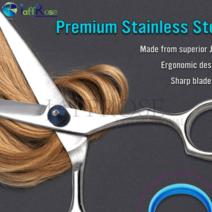 ชุดกรรไกรตัดผมสเตนเลสสตีลแบบมืออาชีพของญี่ปุ่นกรรไกรตัดผมบางกรรไกรปลายตรงทู่ - Product Image 4