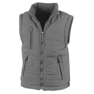 Fashion Winter Zipper Sleeveless <b>Black</b> Quilted vests Breathable Down Windproof Puffer vests customized logo puffer vests. - Product Image 2