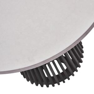 Tables à manger en teck indonésien de qualité supérieure personnalisables dans un style moderne Table à manger ronde en teck pour restaurant - Product Image 4