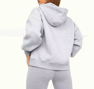 Venta caliente de calidad superior Crop Top Sudadera CON CAPUCHA DE MODA superior Sudadera hecha en fábrica con etiqueta personalizada Precio competitivo - Product Image 4