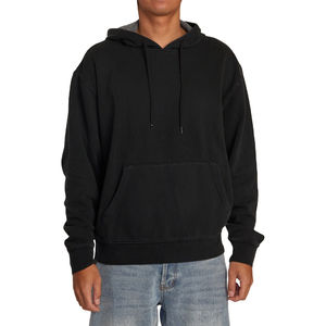 Wholesale 100% Cotton Pullover <b>Hoodies</b> for <b>Men</b> Winter <b>Fleece</b> Custom Logo Solid Pattern Print Hooded Thermal-OEM Service - Product Image 3