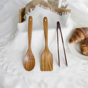 Direct Factory Supply Natural Wooden <b>Spatula</b> for Cooking or Frying and Stirring or Kitchen Available at Best Price - Product Image 2