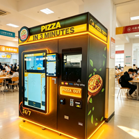Sistema de Cocina Comercial de Ahorro Energético para Tiendas Minoristas Interiores y Lugares de Servicio Público, Máquina Expendedora de Pizza
