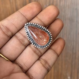 Anillos de piedra solar mediana de Plata de Ley 925 de mayor tendencia, piedras preciosas originales, joyería de moda para mujer, precio de fábrica - Product Image 3