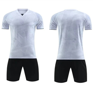 Maillots de football adultes personnalisés professionnels Football Sport à séchage rapide respirant léger col rond 100% Polyester T-Shirt - Product Image 6