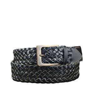 สายรัดข้อมือถักไนน์แบล็ค ดีไซน์เรียบหรู ทนทาน คุณภาพสูง สายรัดข้อมือถักแบบพรีเมียม ใช้งานได้หลากหลาย ไม่พันกัน อุปกรณ์เสริมที่มีสไตล์ - Product Image 1