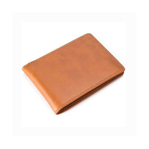 OEM Rayvik International <b>Men's</b> High Quality Bifold Genuine <b>Brown</b> Leather <b>Wallet</b> Top Grain RFID Blocking Waterproof Short Length - Product Image 1