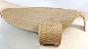 Tumbona Moderna de Ratán Sintético PRSB-015 para Exteriores, Villa, Hotel, Sala de Estar, Parque, para Decoración Moderna - Product Image 5