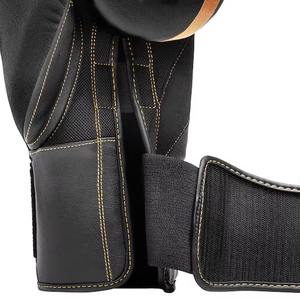 Gants de boxe haut de gamme avec système de laçage cuir PU durable, métal synthétique et cuir de vache véritable équipement de sparring - Product Image 3
