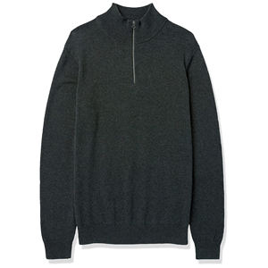 Sweat-shirt à manches longues zippé quart de zip en coton mélangé respirant et à séchage rapide de haute qualité pour hommes, vente en gros OEM - Product Image 1